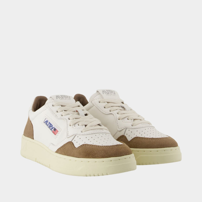 Sneakers Medalist - Autry - Cuir - Blanc