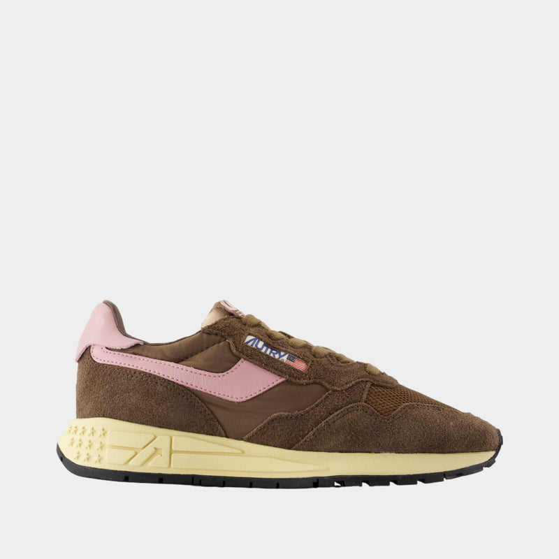 Sneakers Reelwind - Autry - Cuir - Marron