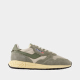 Sneakers Reelwind Low - Autry - Cuir - Vert
