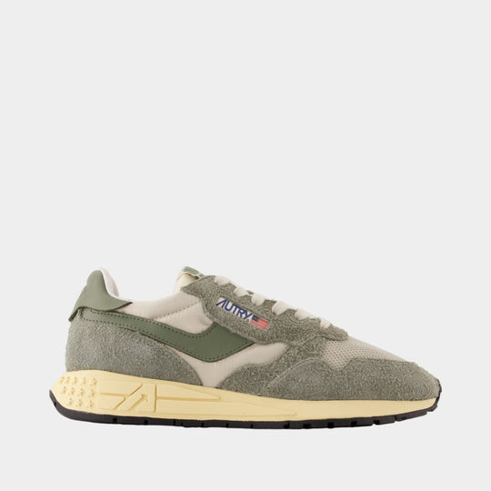 Sneakers Reelwind Low - Autry - Cuir - Vert