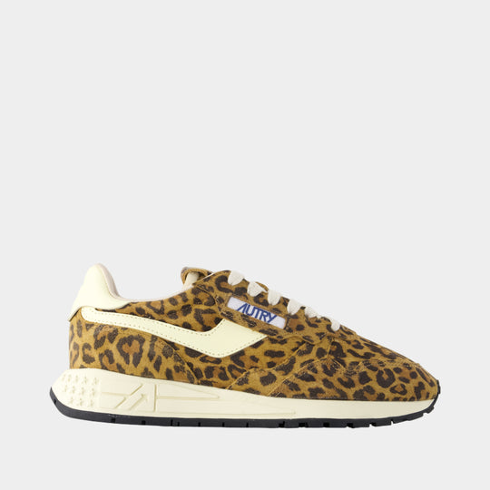 Sneakers Reelwind Low - Autry - Cuir - Marron