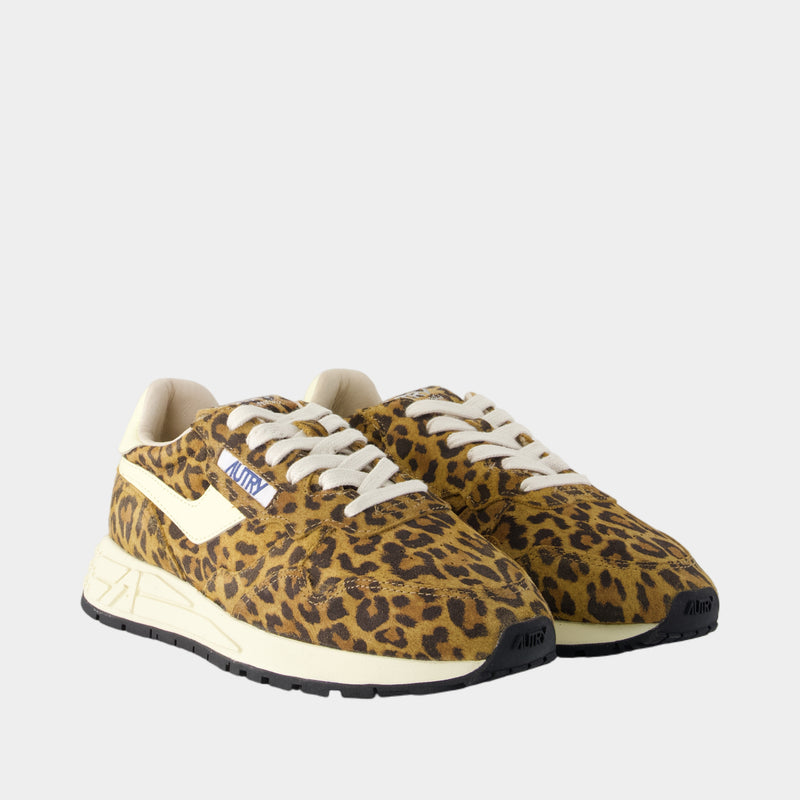 Sneakers Reelwind Low - Autry - Cuir - Marron