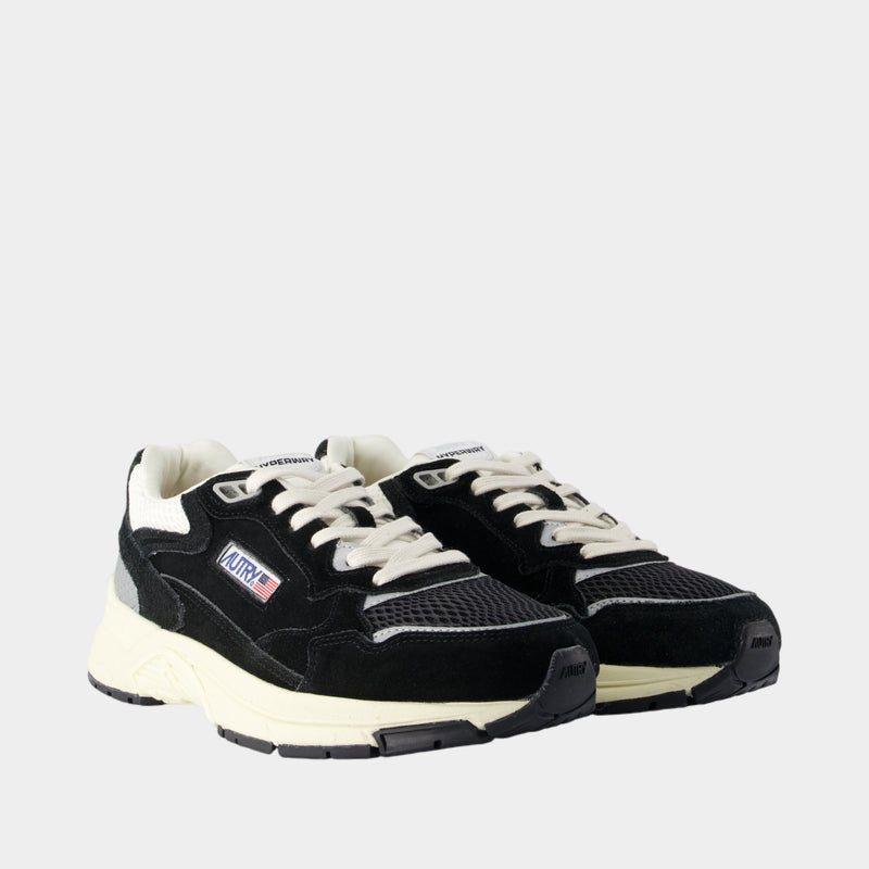 Sneakers Hyperway Low - Autry - Cuir - Noir