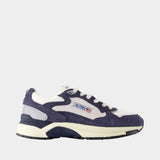 Sneakers Hyperway Low - Autry - Cuir - Bleu