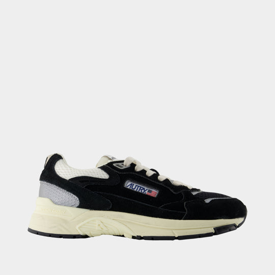 Sneakers Hyperway Low - Autry - Cuir - Noir