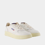 Sneakers Medalist Low - Autry - Cuir - Blanc