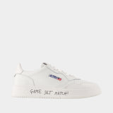 Sneakers Medalist Low - Autry - Cuir - Blanc