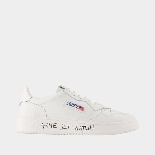 Sneakers Medalist Low - Autry - Cuir - Blanc