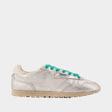 Sneakers Windspin Low - Autry - Cuir - Argenté