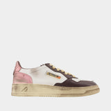 Sneakers Sup Vint Low - Autry - Cuir - Multi
