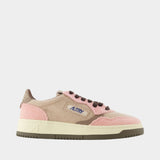 Sneakers Medalist Low - Autry - Synthétique - Rose