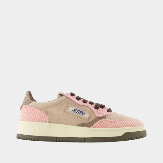 Sneakers Medalist Low - Autry - Synthétique - Rose