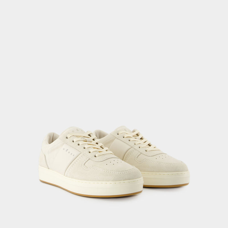 Sneakers H668 - Hogan - Cuir - Blanc