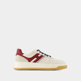 Sneakers H630 - Hogan - Cuir - Beige