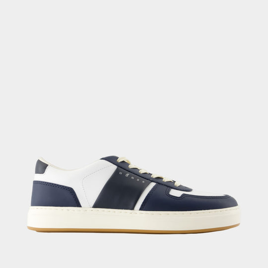 Sneakers H668 - Hogan - Cuir - Bleu