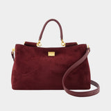 Sac À Bandoulière Vittoria - Dolce&Gabbana - Cuir - Bordeaux