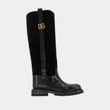 Bottines Bernini - Dolce&Gabbana - Cuir - Noir