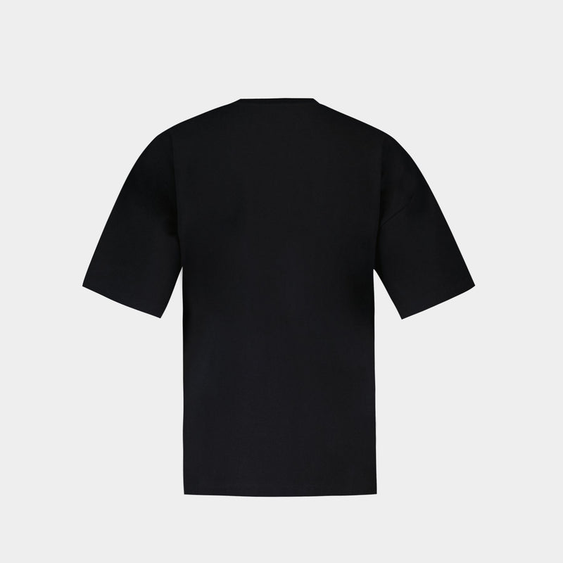 T Shirt Cn Ss - Jil Sander - Coton - Noir