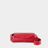 Sac À Main Cannolo Mini - Jil Sander - Cuir - Rouge