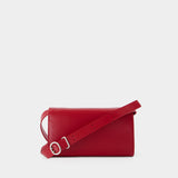 Sac À Bandoulière All Day - Jil Sander - Cuir - Rouge