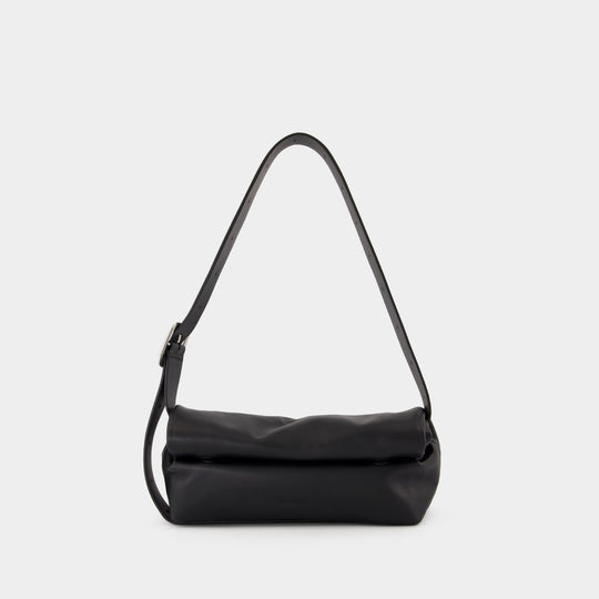 Sac À Bandoulière Rollup Small Square Belt - Jil Sander - Cuir - Noir