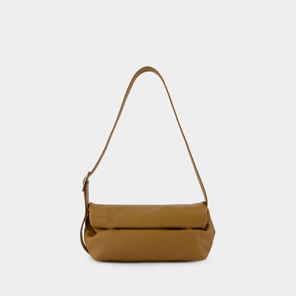 Sac À Bandoulière Rollup Small Square Belt - Jil Sander - Cuir - Kaki