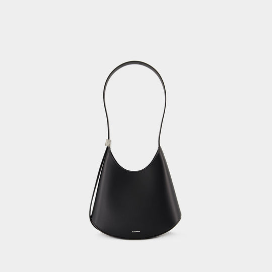 Sac Porté Épaule Eldorado Small - Jil Sander - Cuir - Noir