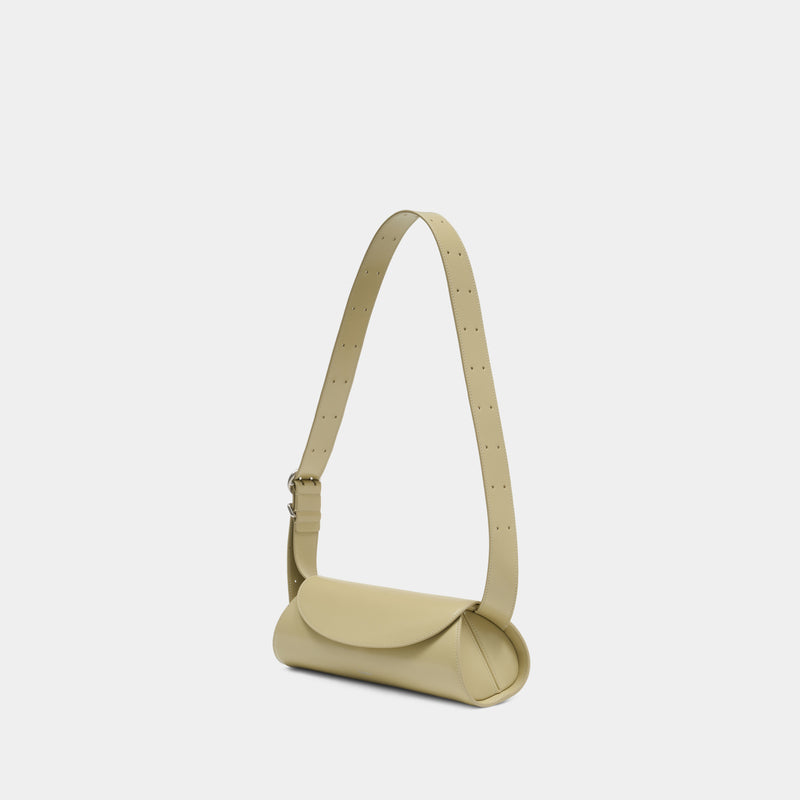 Sac À Main Cannolo Small - Jil Sander - Cuir - Beige