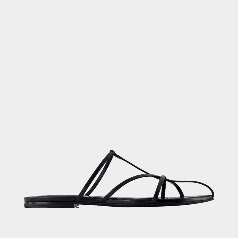 Sandales - Jil Sander - Cuir - Noir