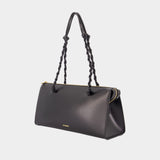 Sac Porté Épaule Tangle Tent - Jil Sander - Cuir - Noir