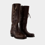 Bottes Roxanne - Paris Texas - Cuir - Marron