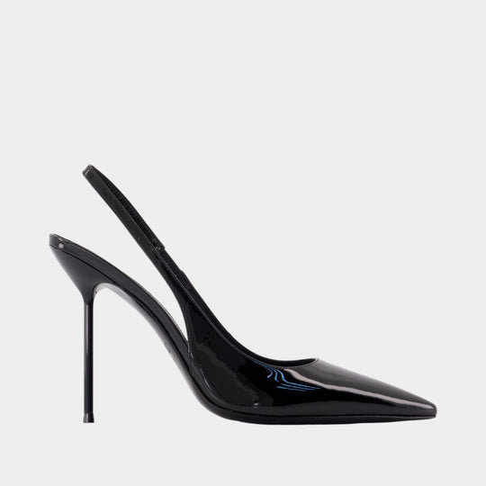 Escarpins Lidia Slingback - Paris Texas - Cuir - Noir