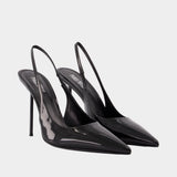 Escarpins Lidia Slingback - Paris Texas - Cuir - Noir