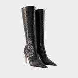 Bottes Vera 85 - Paris Texas - Cuir - Noir