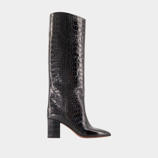 Bottes Anja 70 - Paris Texas - Cuir - Noir