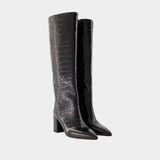 Bottes Anja 70 - Paris Texas - Cuir - Noir