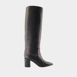 Bottes Anja 70 - Paris Texas - Cuir - Noir