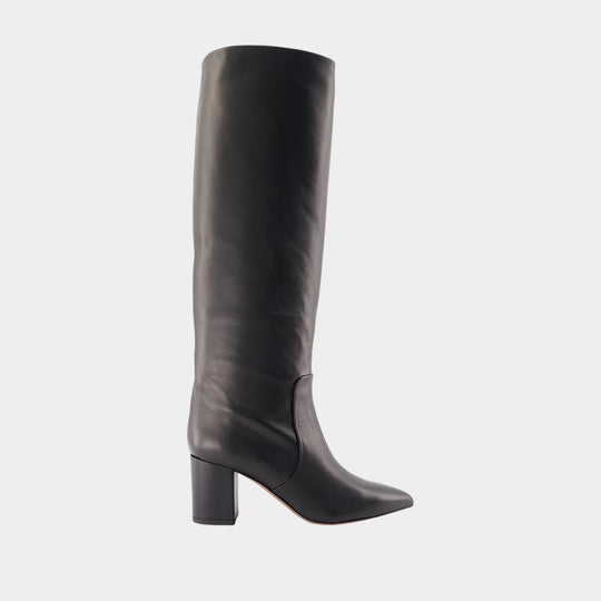 Bottes Anja 70 - Paris Texas - Cuir - Noir