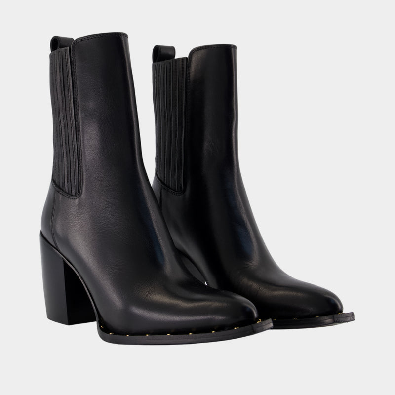 Bottines Debbie New - Golden Goose Deluxe Brand - Cuir - Noir