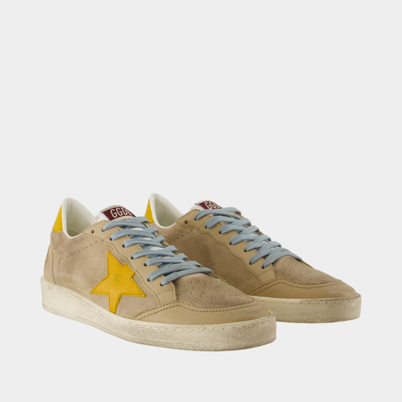 Sneakers Ballstar - Golden Goose Deluxe Brand - Cuir - Beige