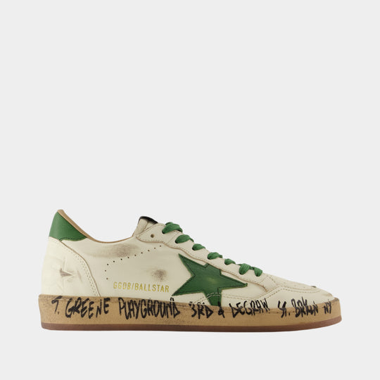 Sneakers Ballstar - Golden Goose Deluxe Brand - Cuir - Blanc