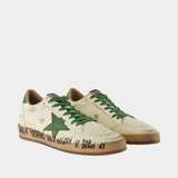 Sneakers Ballstar - Golden Goose Deluxe Brand - Cuir - Blanc
