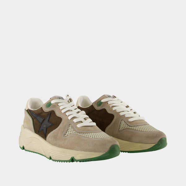 Sneakers Running - Golden Goose Deluxe Brand - Cuir - Marron/Beige