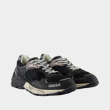 Sneakers Running Dad - Golden Goose Deluxe Brand - Cuir - Noir