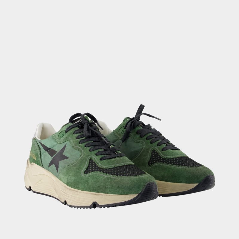Sneakers Running - Golden Goose Deluxe Brand - Cuir - Vert
