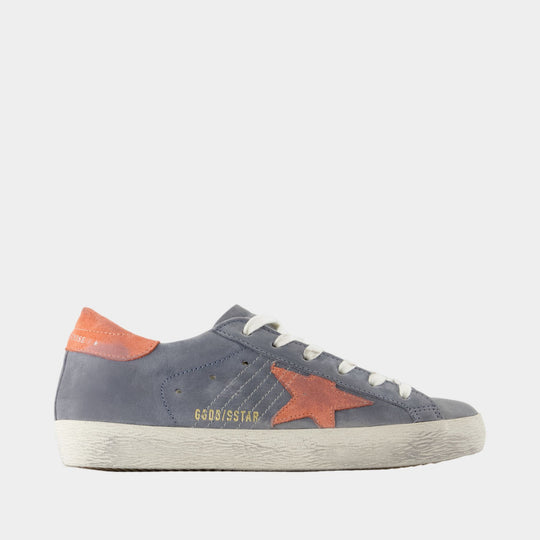 Sneakers Super Star - Golden Goose Deluxe Brand - Cuir - Bleu