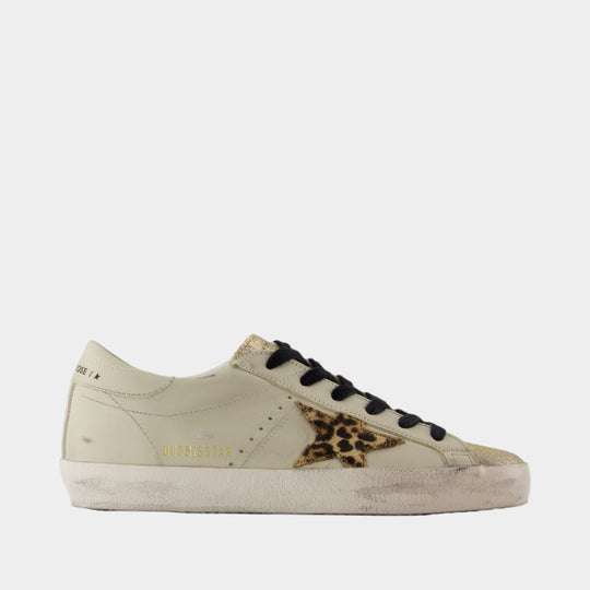 Sneakers Super Star - Golden Goose Deluxe Brand - Cuir - Beige