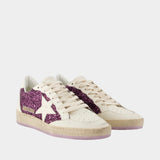 Sneakers Ballstar - Golden Goose Deluxe Brand - Cuir - Violet