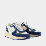 Sneakers Running - Golden Goose Deluxe Brand - Cuir - Bleu