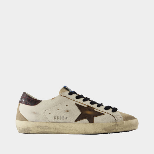 Sneakers Super Star - Golden Goose Deluxe Brand - Cuir - Blanc